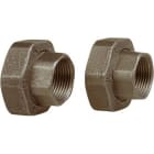 Sferaco - RACCORD UNION FONTE G 1"1/2 - 3/4" F 2 PAIRES DE RACC + 2 JOINTS