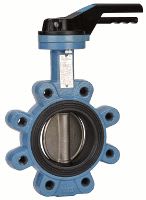 Sferaco - Vanne papillon Lug TTV Série 1162 Papillon fonte, NBR DN250 à levier PN10