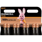 Enix - Blister(s) x 8 Pile alcaline blister x8 Duracell Plus 100% LR6 - AA 1.5V 2.7Ah
