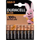 Enix - Blister(s) x 8 Pile alcaline blister x8 Duracell Plus 100% LR03 - AAA 1.5V 1175