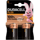 Enix - Blister(s) x 2 Pile alcaline blister x2 Duracell Plus 100% LR14 - C 1.5V 7750mA