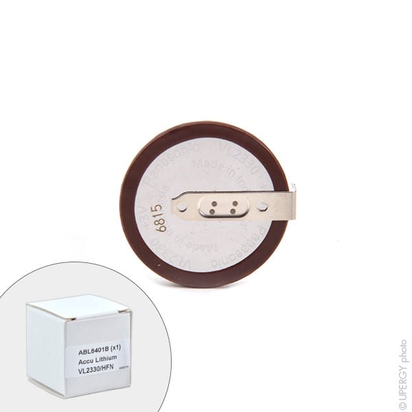 Enix - Boite(s) de 1 Accus bouton Lithium VL2330-HFN 3V 50mAh