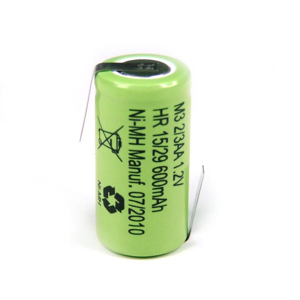 Enix - Pack(s) Accus Nimh industriels 2-3AA 1.2V 600mAh HBL