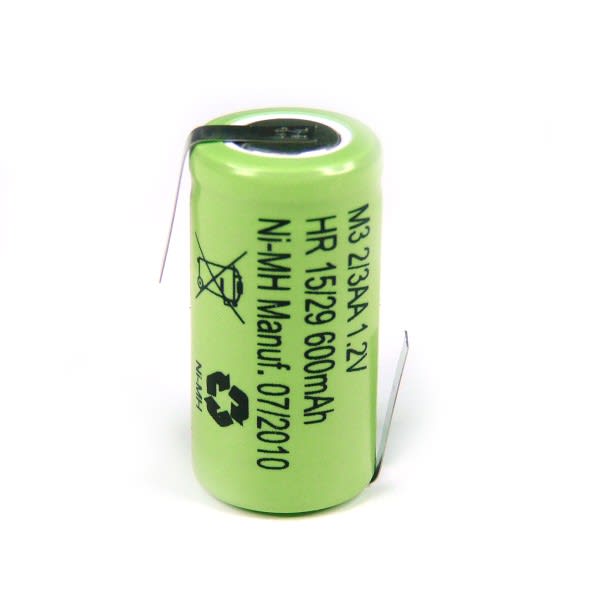 Enix - Pack(s) Accus Nimh industriels 2/3AA 1.2V 600mAh HBL