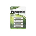 Enix - Blister(s) x 4 Accus Nimh blister x4 AA PANASONIC READY TO USE 1.2V 1900mAh