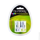 Enix - Blister(s) x 2 Accus Nimh blister x2 C NX READY 1.2V 4000mAh