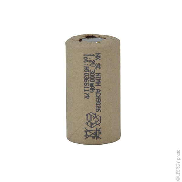 Enix - Accumulateur(s) Accus Nimh industriels SC HD CARTONNE 1.2V 3000mAh FT