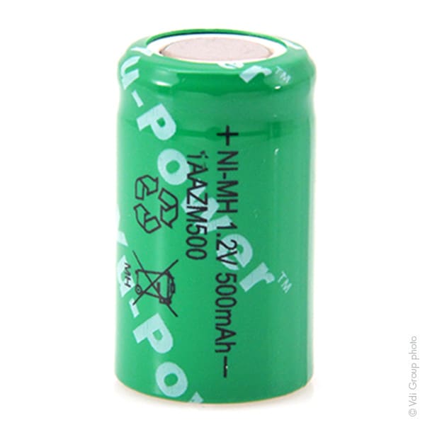 Enix - Accumulateur(s) Accus Nimh industriels 1-2AA 1AAZM500 1.2V 500mAh FT