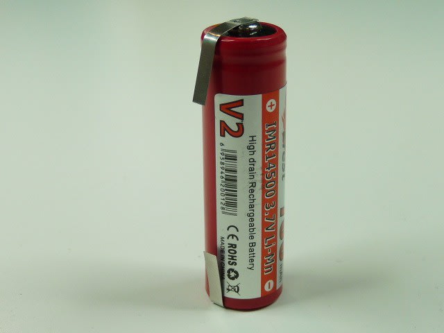 Enix - Accumulateur(s) Accus Lithium-Ion 14500 3.7V 650mAh T2