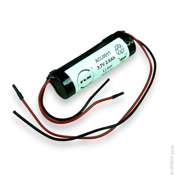 Enix - Accumulateur(s) Accus Lithium-Ion 1x 18650 3.6V 2.6Ah double sortie fils