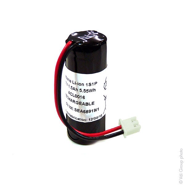 Enix - Pack(s) Batterie Li-Ion 1x 18500  1S1P  ST1 3.6V 1.9Ah JST