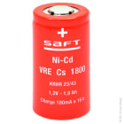 Enix - Accus Nicd industriels VRE CS1800 SC 1.2V 1800mAh FT