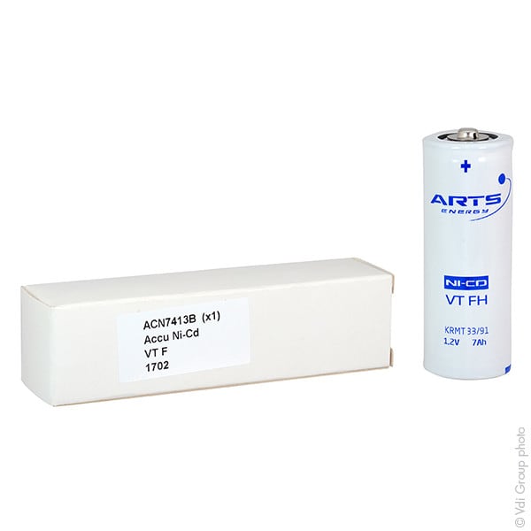 Enix - Boite(s) de 1 Accus Nicd industriels VT F 1.2V 7Ah FT