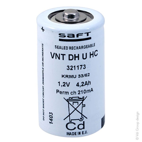 Enix - Pile(s) Accu NiCd VNT D U Hc 1.2V 4.5Ah