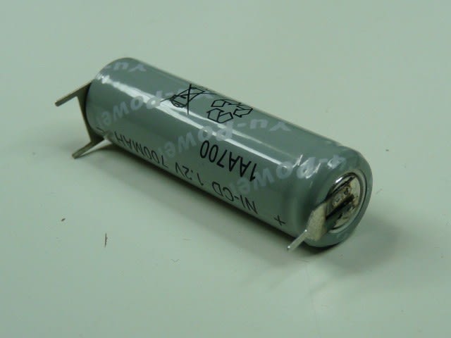 Enix - Accumulateur(s) Accu NiCd AA CI2-1+ 1.2V 700mAh