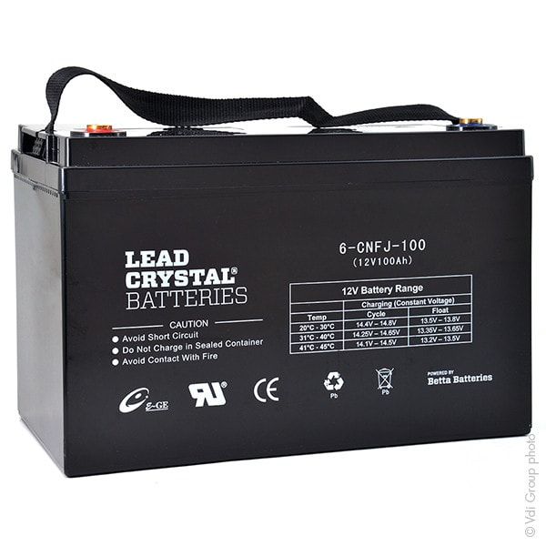 Enix - Batterie(s) Batterie lead crystal 6-CNFJ-100 12V 100Ah M8-F