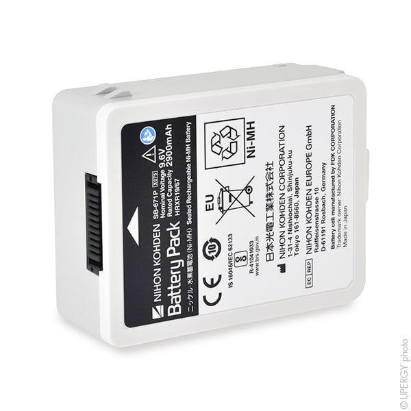 Enix - Unite(s) Medical Battery Rechargeable Nihon Kohden X075 9.6V 2.9Ah