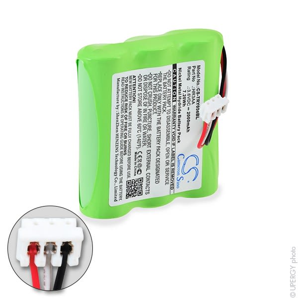 Enix - Batterie(s) Batterie télécommande de grue pour Tyro TY 55.00.56 3.6V 2000mAh