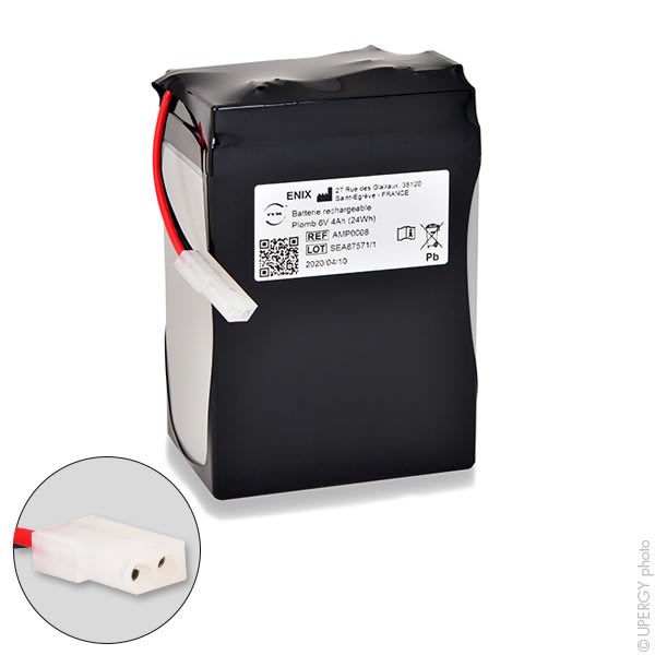 Enix - Pack(s) Batterie médicale rechargeable WELCH ALLYN 6V 4Ah FC 6V 4Ah MOLEX