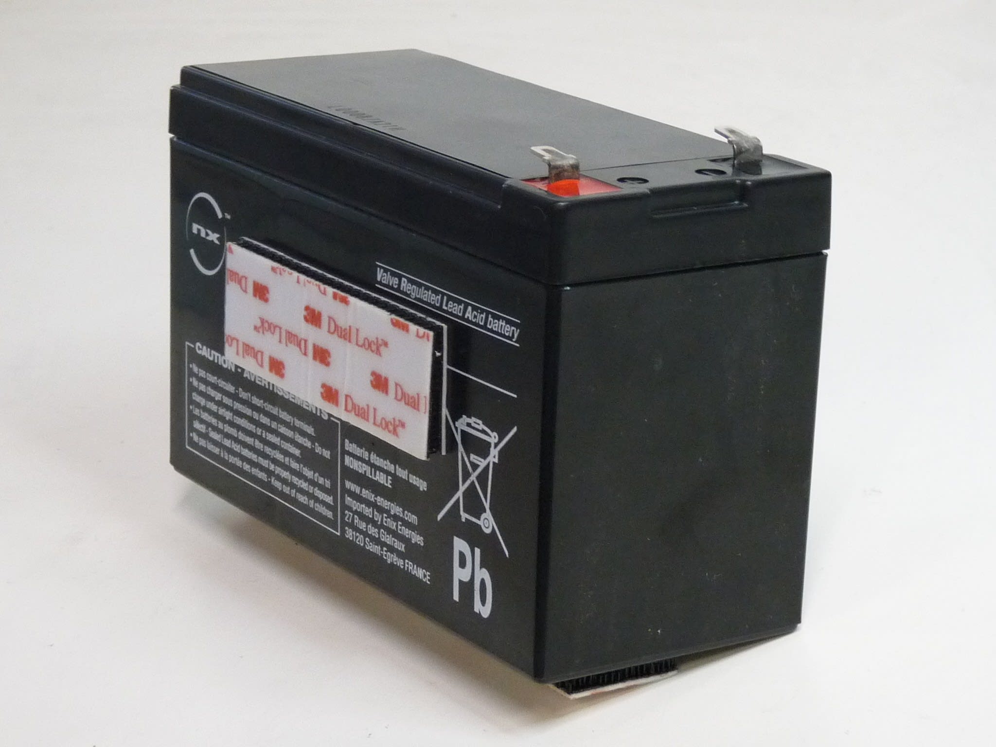 Enix - Accumulateur(s) Batterie medical BATTERIE PB AVEC VELCRO 12V 7Ah