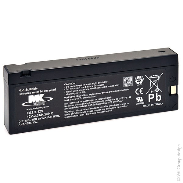 Enix - Batterie(s) Batterie plomb AGM ES2.3-12V 12V 2.3Ah F13