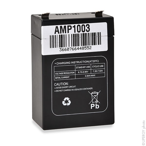 Enix - Batterie(s) Batterie plomb AGM MP2.8-6P 6V 2.8Ah F4.8