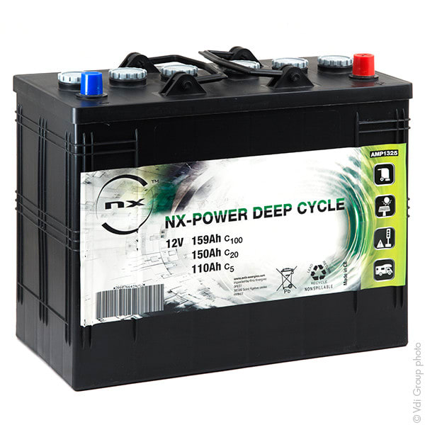 Enix - Batterie(s) Batterie traction NX Power Deep Cycle DUAL 12V 150Ah Auto
