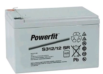 Enix - Batterie(s) Batterie plomb AGM S312-12SR 12V 12Ah F6.35