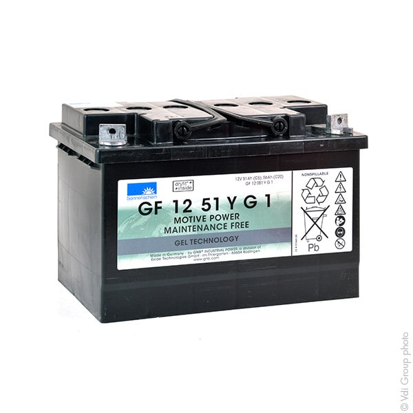 Enix - Batterie(s) Batterie traction SONNENSCHEIN GF1251Y G1 12V 56Ah M6-M