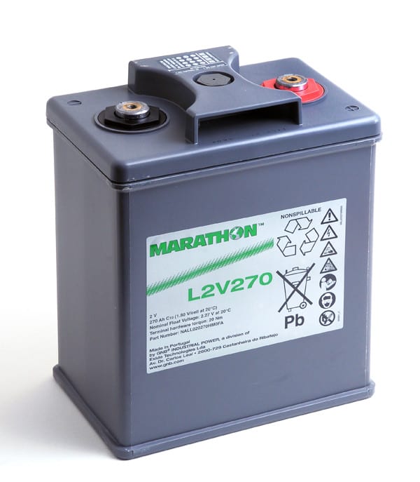 Enix - Batterie(s) Batterie plomb AGM MARATHON L L2V270 2V 270Ah M8-F