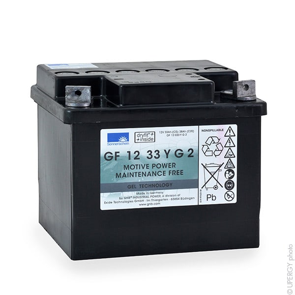 Enix - Batterie(s) Batterie traction SONNENSCHEIN GF-Y GF12033 YG2 12V 38Ah M6-M