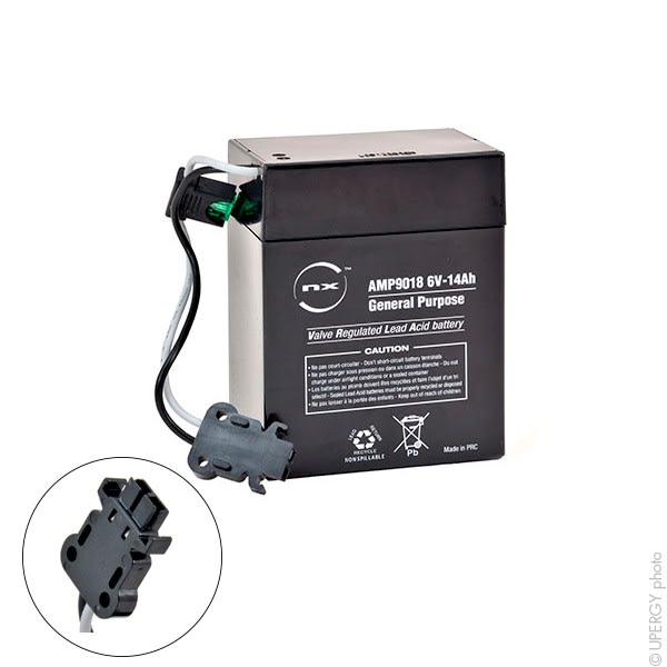 Enix - Unité(s) Batterie plomb AGM NX 14-6 General Purpose 6V 14Ah TH