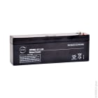 Enix - Batterie(s) Batterie plomb AGM NX 2.6-12 General Purpose 12V 2.6Ah F4.8