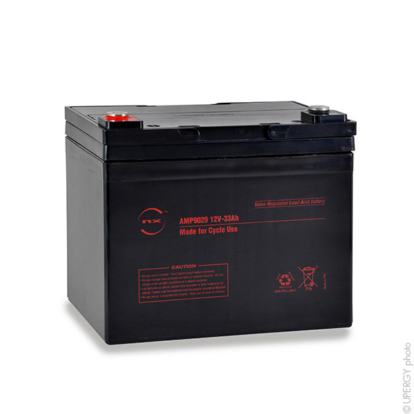 Enix - Batterie(s) Batterie plomb AGM NX 33-12 Cyclic 12V 33Ah M6-F