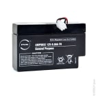 Enix - Unite(s) Batterie plomb AGM NX 0.8-12 General Purpose FR 12V 0.8Ah JST
