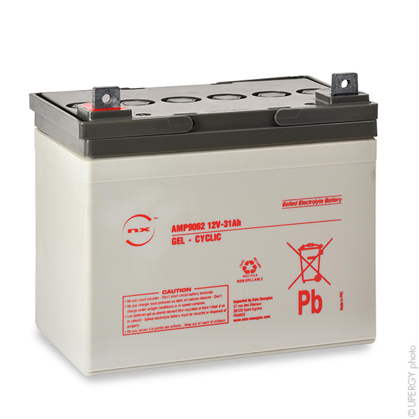 Enix - Batterie(s) Batterie plomb etanche gel NX 31-12 Cyclic 12V 31Ah M5-M