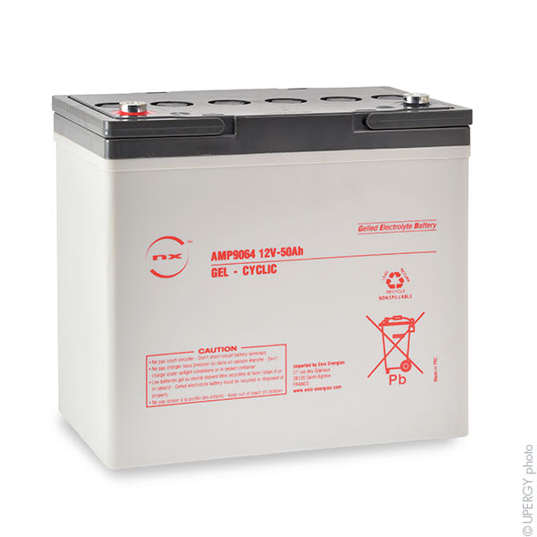 Enix - Batterie(s) Batterie plomb etanche gel NX 50-12 Cyclic 12V 50Ah M6-F