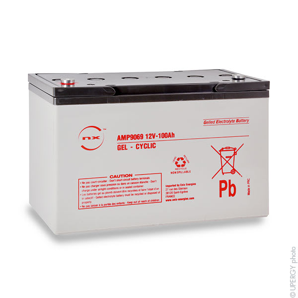Enix - Batterie(s) Batterie plomb etanche gel NX 100-12 Cyclic 12V 100Ah M8-F