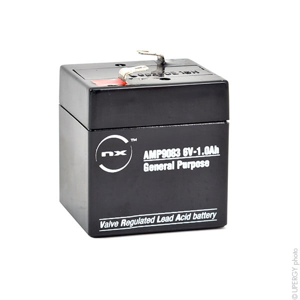 Enix - Batterie(s) Batterie plomb AGM NX 1.0-6 General Purpose 6V 1Ah F4.8