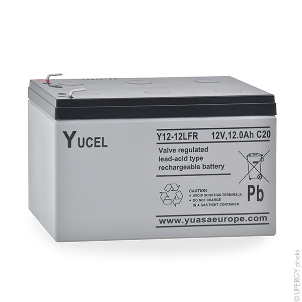 Enix - Batterie(s) Batterie plomb AGM YUCEL Y12-12 FR 12V 12Ah F6.35
