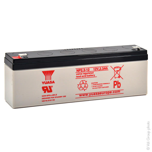 Enix - Batterie(s) Batterie plomb AGM YUASA NP2.3-12 12V 2.3Ah F4.8