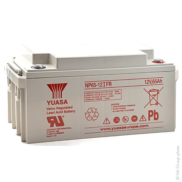 Enix - Batterie(s) Batterie plomb AGM YUASA NP65-12IFR 12V 65Ah M6-F