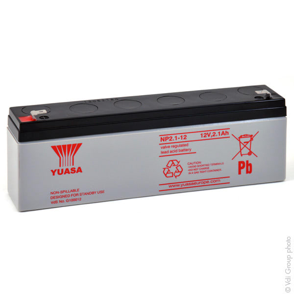 Enix - Batterie(s) Batterie plomb AGM YUASA NP2.1-12 12V 2.1Ah F4.8