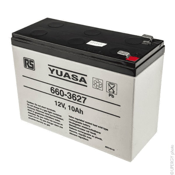 Enix - Batterie(s) Batterie plomb AGM YUASA REC10-12 12V 10Ah F6.35