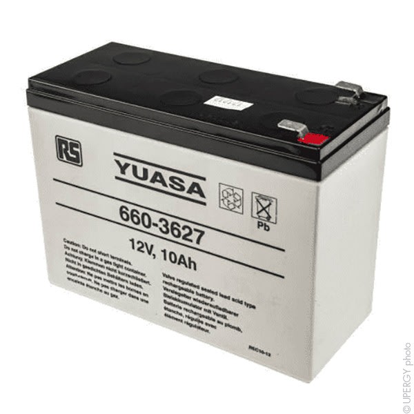 Enix - Batterie(s) Batterie plomb AGM YUASA REC10-12 12V 10Ah F6.35