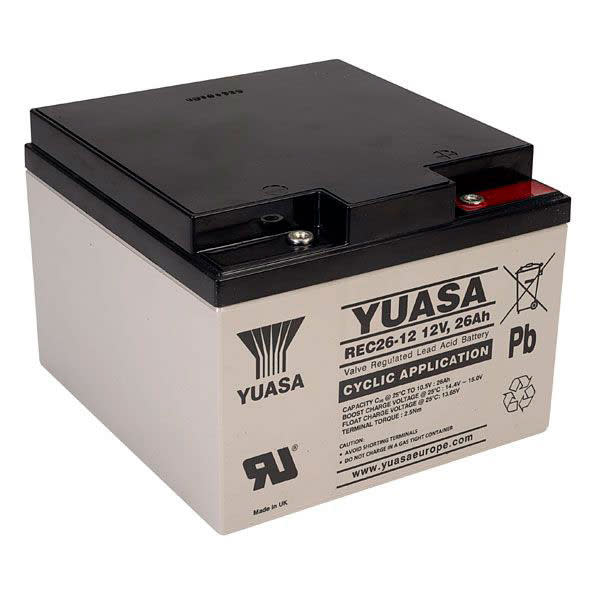 Enix - Batterie(s) Batterie plomb AGM YUASA REC26-12 12V 26Ah M5-F