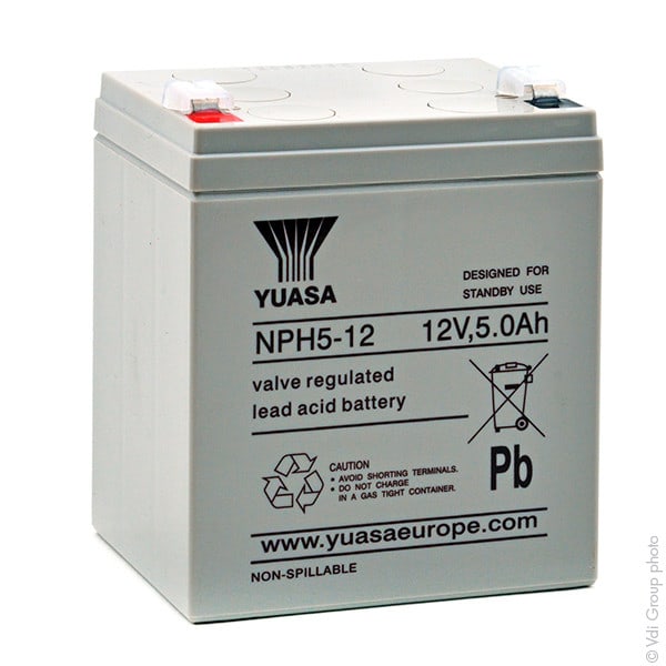 Enix - Batterie(s) Batterie onduleur (UPS) YUASA NPH5-12 12V 5Ah F6.35