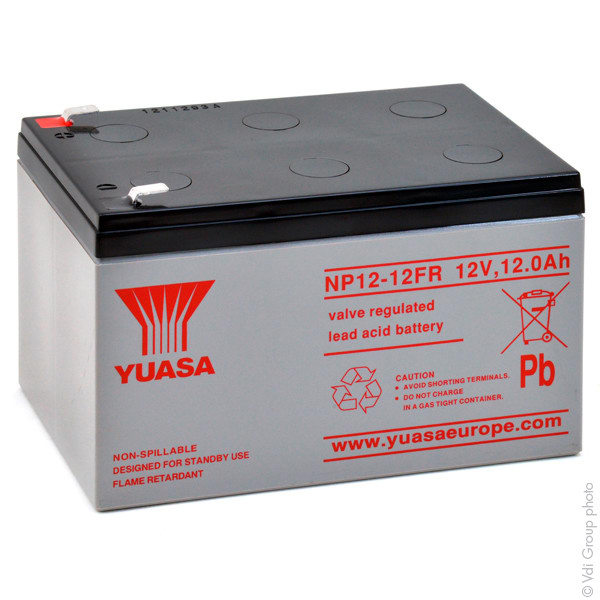 Enix - Batterie(s) Batterie plomb AGM YUASA NP12-12FR 12V 12Ah F6.35
