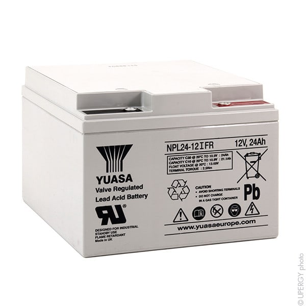 Enix - Batterie(s) Batterie plomb AGM YUASA NPL24-12IFR 12V 24Ah M5-F