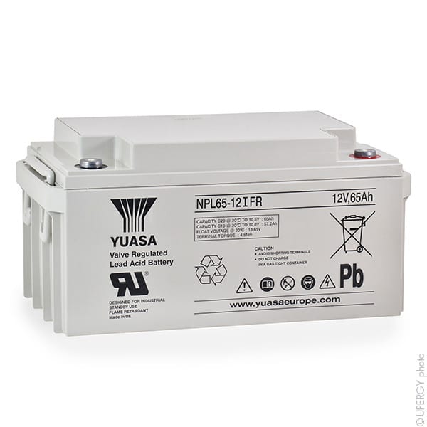 Enix - Batterie(s) Batterie plomb AGM YUASA NPL65-12IFR 12V 65Ah M6-F